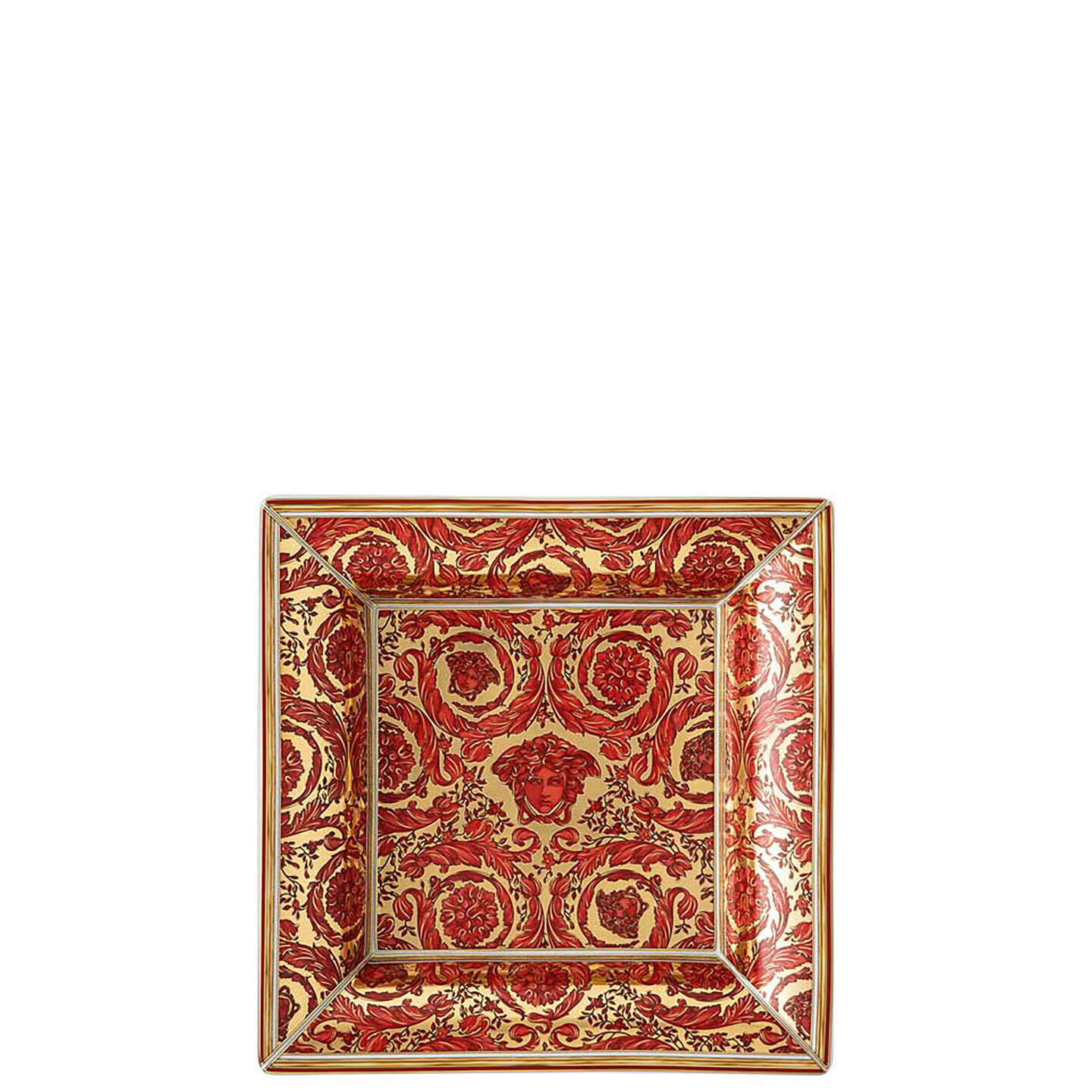 Versace Medusa Garland Red Medusa Garland Red- Tray Square 7 in 14240-409958-25818, MPN: 14240-4099…