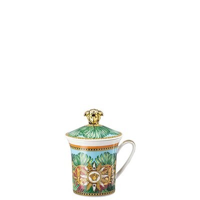 Versace 30 Years Jungle Animalier Mug with Lid 19315-403713-28700, MPN: 19315-403713-28700, 7909551…