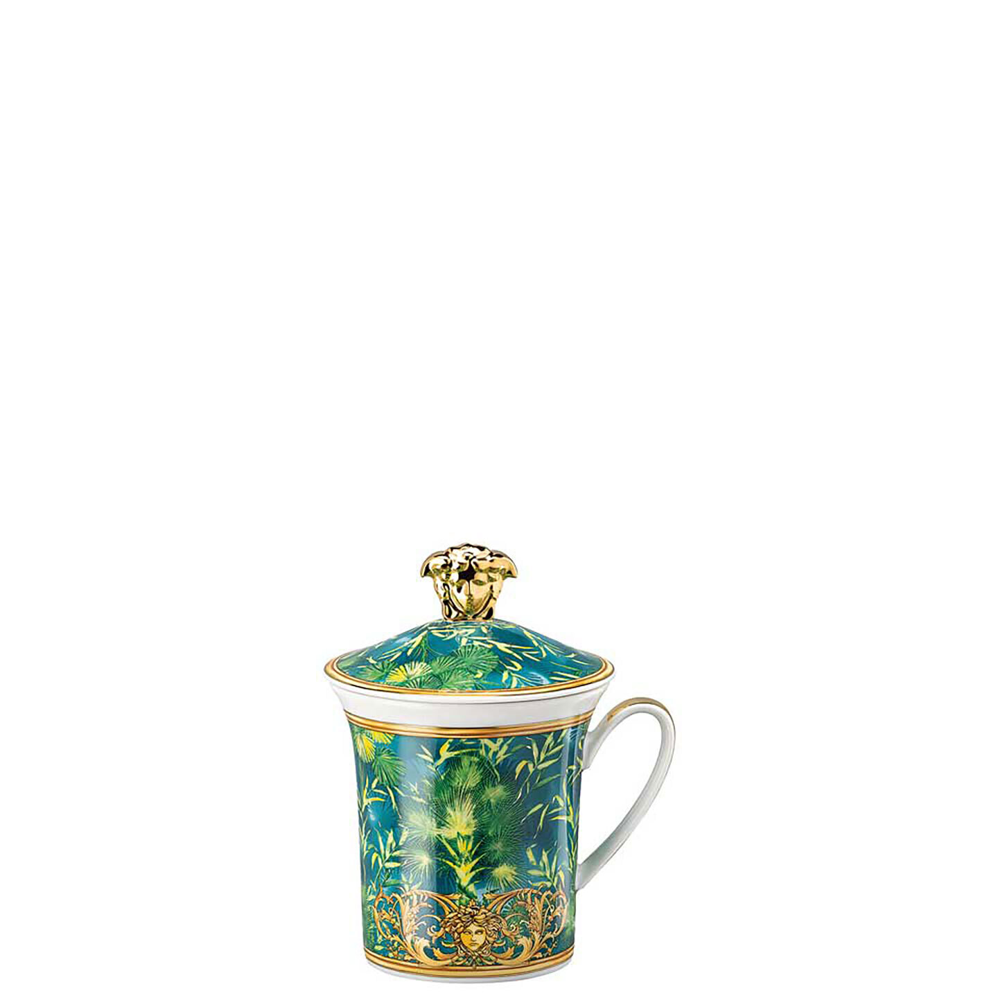 Versace 30 Years Jungle Mug with Lid 19315-403708-28700, MPN: 19315-403708-28700, 790955192621