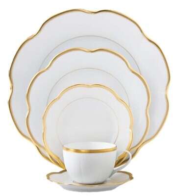 Royal Limoges Margaux Gold Rectangular Cake Platter 15.75 Inch L330-NYM20775, MPN: L330-NYM20775,