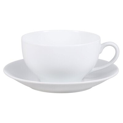Royal Limoges Coupe White Breakfast Saucer T300-VIE00001, MPN: T300-VIE00001,