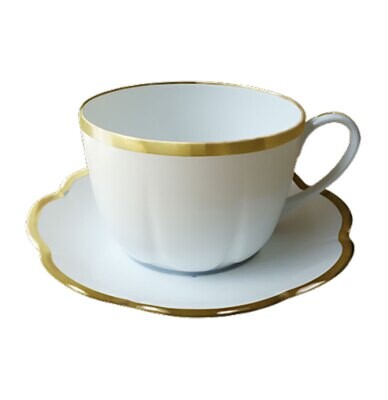 Royal Limoges Margaux Gold Breakfast Saucer T300-NYM20775, MPN: T300-NYM20775,
