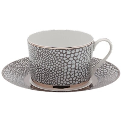 Royal Limoges Makassar Platinum Breakfast Cup 10 oz R400-REC20576, MPN: R400-REC20576,