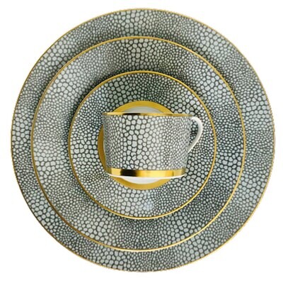 Royal Limoges Makassar Gold Coffee Saucer T100-REC20840, MPN: T100-REC20840,