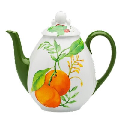 Royal Limoges Fruits D&#39;Ete Coffeepot 30 oz D115-NYM20451, MPN: D115-NYM20451,