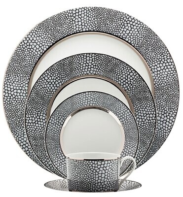 Royal Limoges Makassar Platinum Cream Soup Cup 10 oz R500-REC20576, MPN: R500-REC20576,