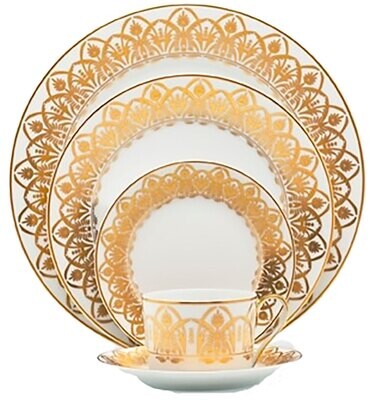 Royal Limoges Oasis White Round Cake Pie Platter 12 Inch L310-REC20649, MPN: L310-REC20649,