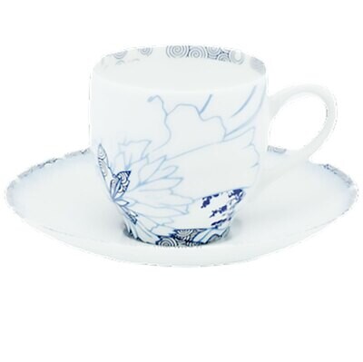 Royal Limoges Reve Bleu Coffee Saucer T100-COU20660, MPN: T100-COU20660,