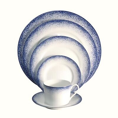 Royal Limoges Blue Fire Deep Soup Cereal Bowl 7 Inch A180-SEV20830, MPN: A180-SEV20830,