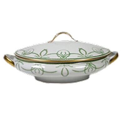 Royal Limoges Cheverny Green Soup Tureen 60 oz P999-REC10408, MPN: P999-REC10408,