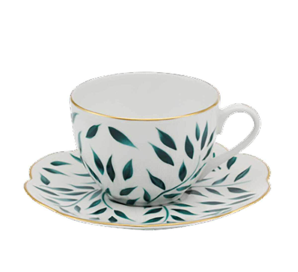 Royal Limoges Olivier Green Filet Green Tea Cup 6.75 oz R300-NYM12010V, MPN: R300-NYM12010V,