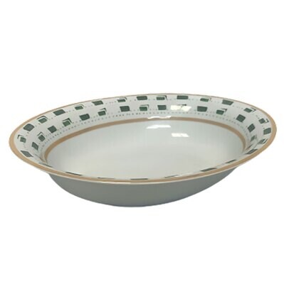 Royal Limoges La Bocca Green Open Vegetable 9.5 Inch L600-REC20663, MPN: L600-REC20663,