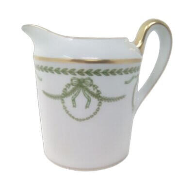 Royal Limoges Cheverny Green Creamer 5 oz J015-REC10408, MPN: J015-REC10408,
