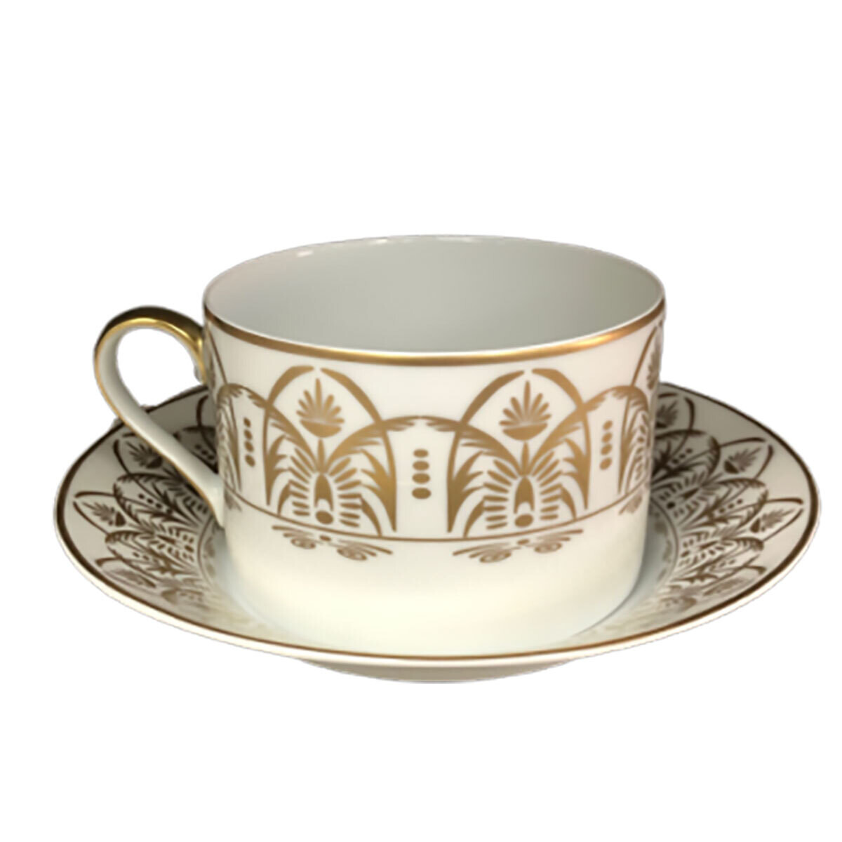 Royal Limoges Oasis White Breakfast Saucer T300-REC20649, MPN: T300-REC20649,
