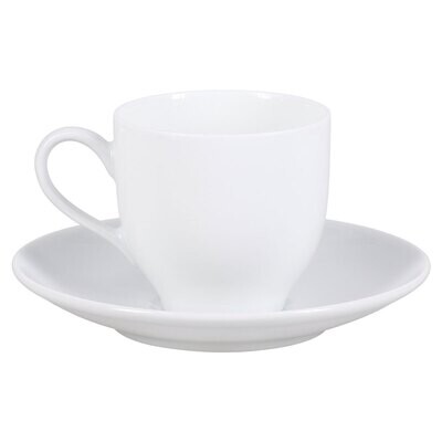 Royal Limoges Coupe White Coffee Saucer T100-VIE00001, MPN: T100-VIE00001,