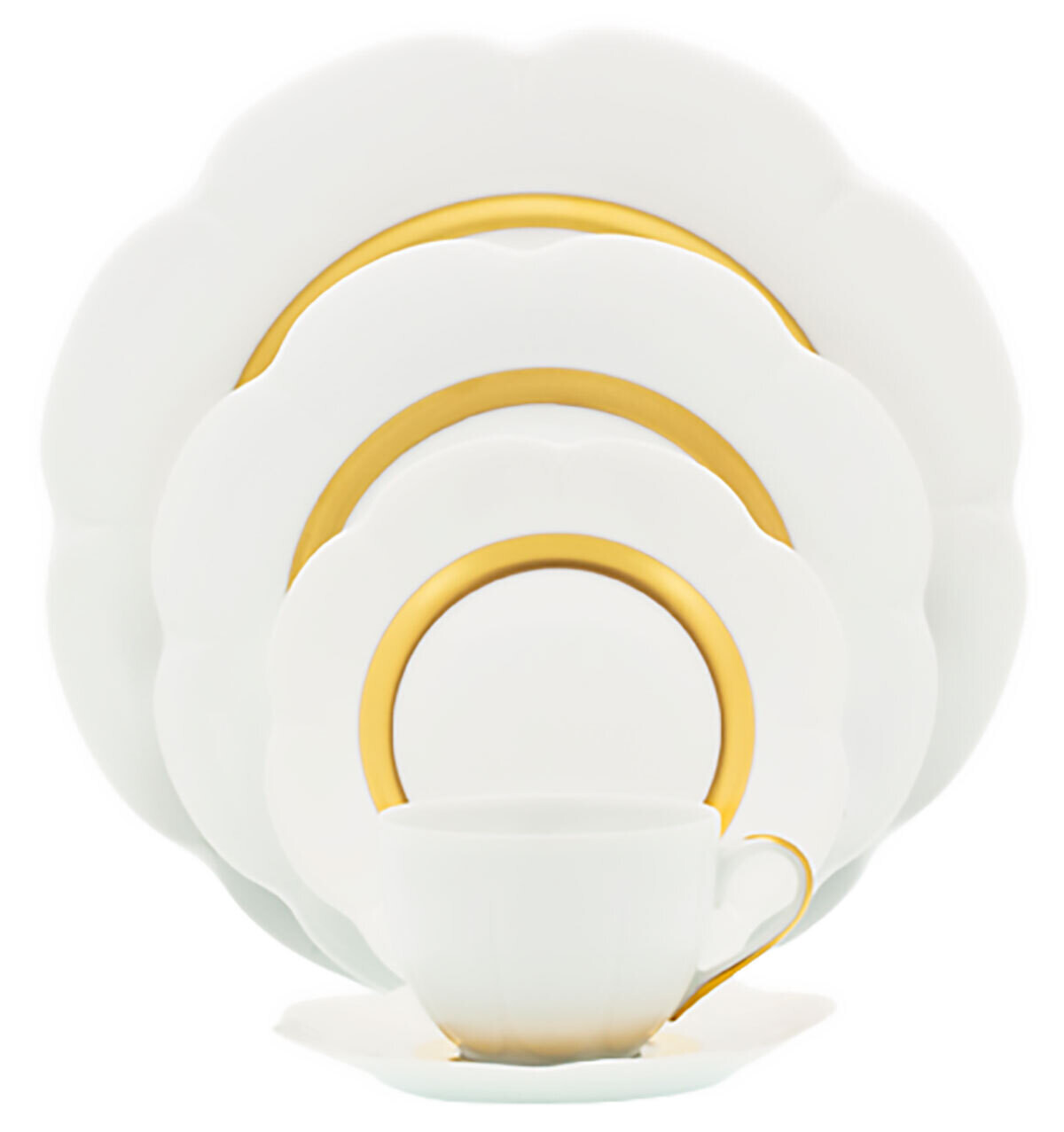 Royal Limoges Fleur&#39;T Matte Gold Teapot 30 oz S120-NYM20466