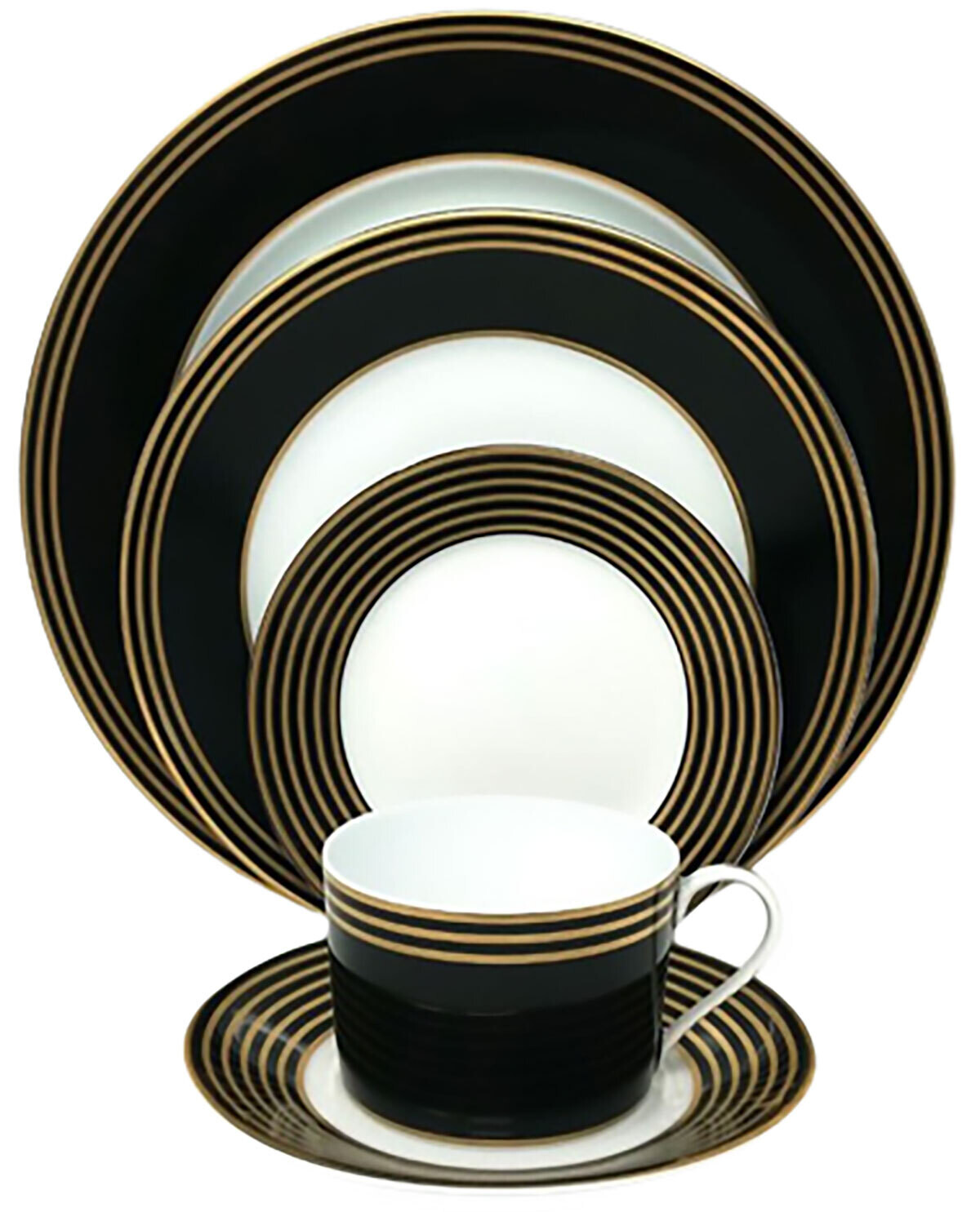 Royal Limoges Latitudes Black &amp; Gold Sauce Boat 12 oz N999-REC20842, MPN: N999-REC20842,