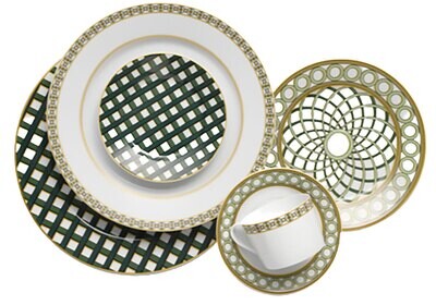 Royal Limoges Jardin Francais Coffee Saucer T100-REC20819, MPN: T100-REC20819,