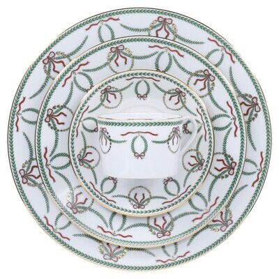 Royal Limoges Cheverny Noel Shallow Salad Pasta Plate 8.5 Inch A220-COU20875, MPN: A220-COU20875,