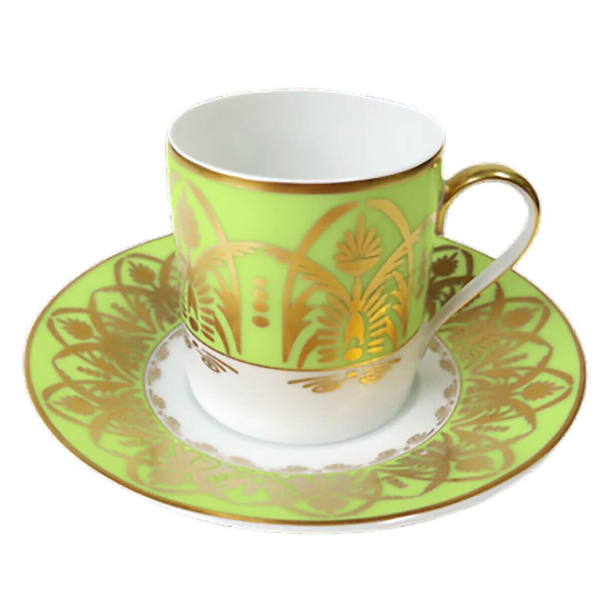Royal Limoges Oasis Green Coffee Saucer T100-REC20650, MPN: T100-REC20650,