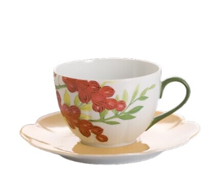 Royal Limoges Fruits D&#39;Ete Breakfast Cup 10 oz R400-NYM20451, MPN: R400-NYM20451,