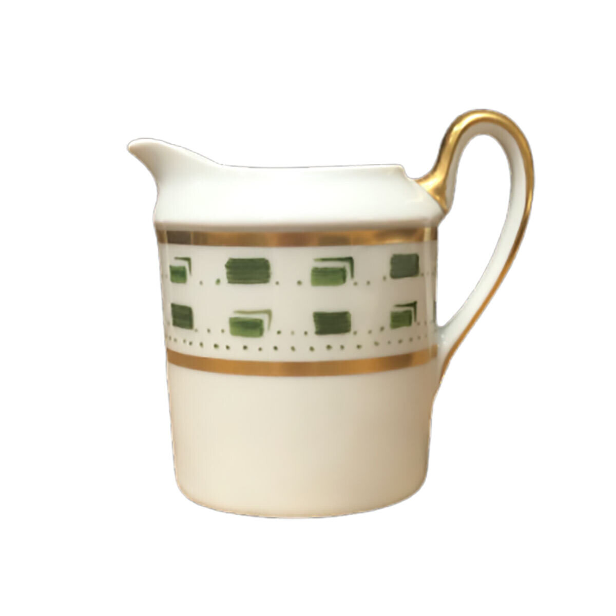Royal Limoges La Bocca Green Creamer 5 oz J015-REC20663, MPN: J015-REC20663,