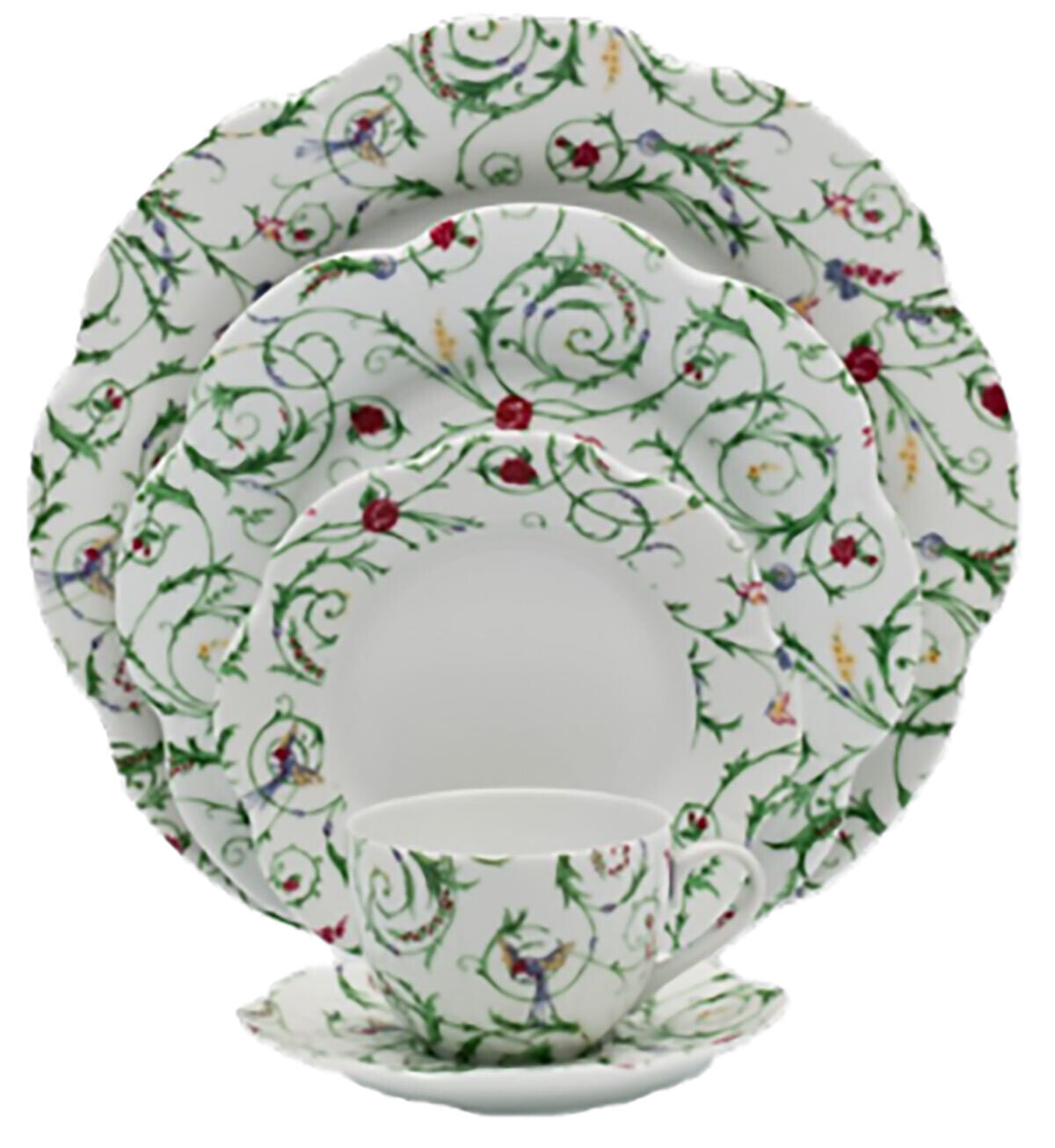 Royal Limoges Colibri Round Cake Pie Platter 12 Inch L310-NYM20450, MPN: L310-NYM20450,