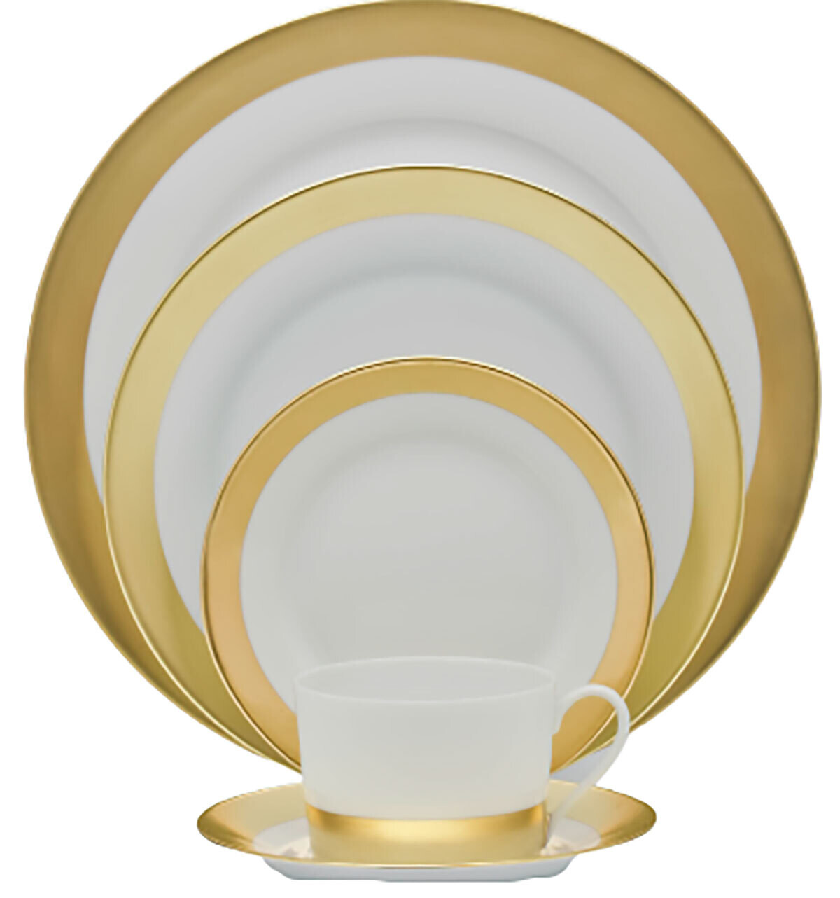 Royal Limoges Danielle Gold Round Cake Pie Platter 12 Inch L310-REC20740, MPN: L310-REC20740,