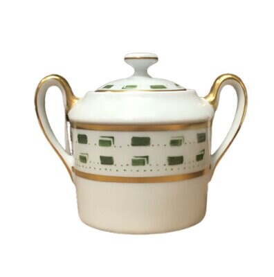 Royal Limoges La Bocca Green Sugar 6.75 oz Q002-REC20663, MPN: Q002-REC20663,