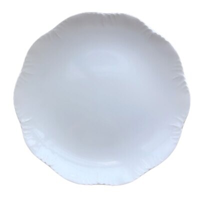 Royal Limoges Ocean White Round Flat Platter 12 Inch L120-OCE00001, MPN: L120-OCE00001,