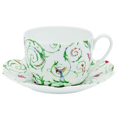 Royal Limoges Colibri Breakfast Saucer T300-NYM20450, MPN: T300-NYM20450,
