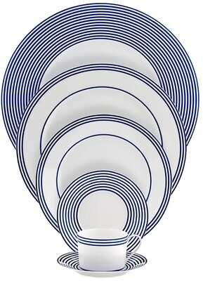 Royal Limoges Latitudes Bleu Round Deep Platter 11 Inch L210-REC20834, MPN: L210-REC20834,