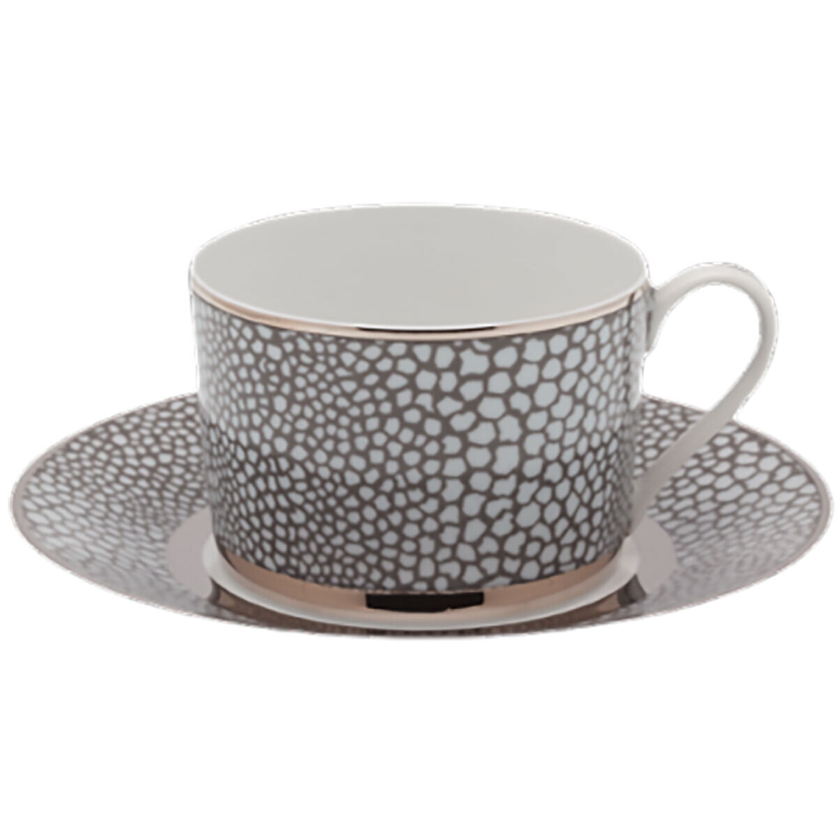 Royal Limoges Makassar Platinum Breakfast Saucer T300-REC20576, MPN: T300-REC20576,