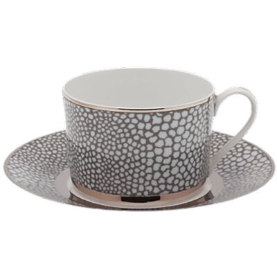 Royal Limoges Makassar Platinum Breakfast Saucer T300-REC20576, MPN: T300-REC20576,