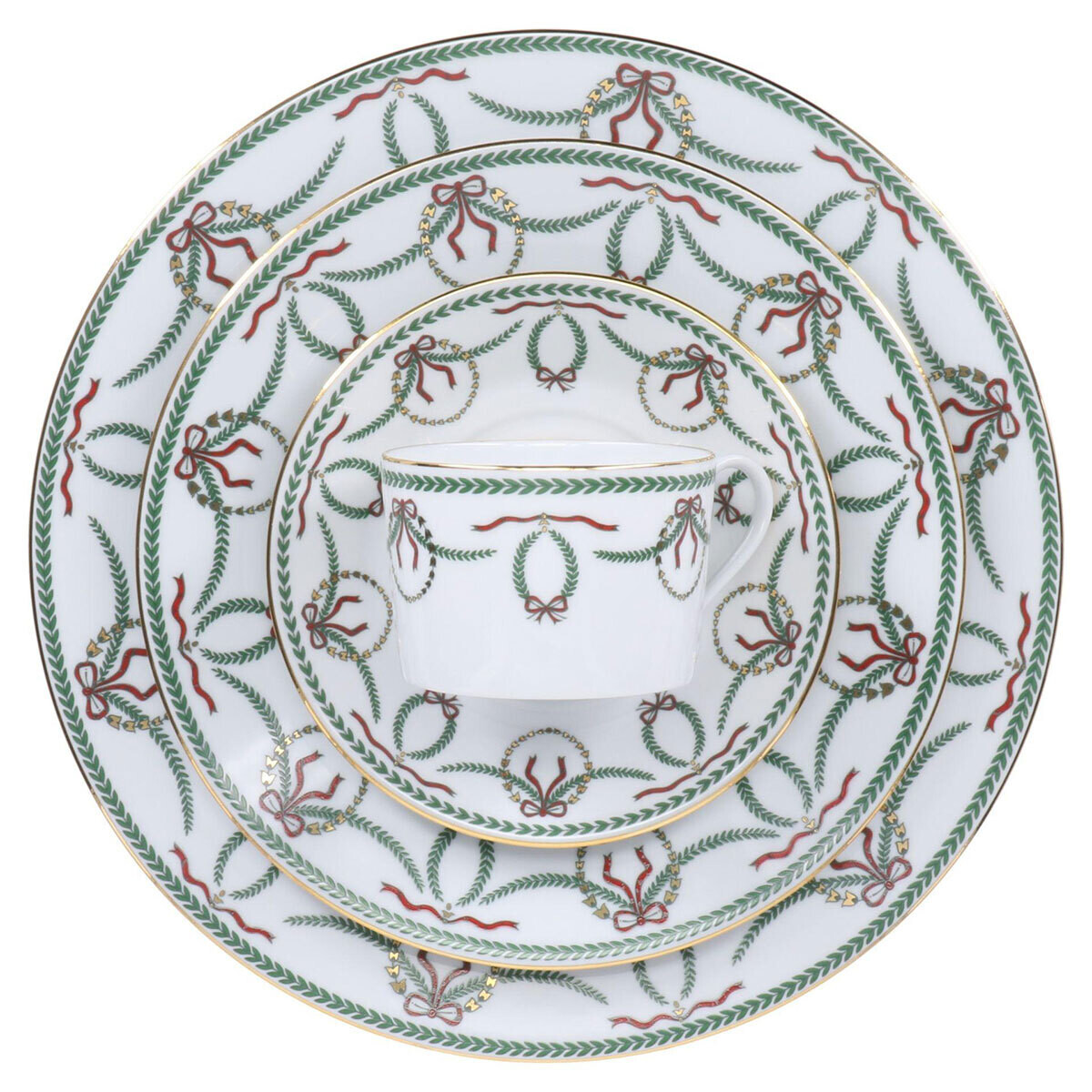 Royal Limoges Cheverny Noel Bread &amp; Butter Plate 6.25 Inch B160-REC20875, MPN: B160-REC20875,