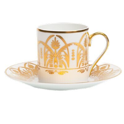 Royal Limoges Oasis White Coffee Saucer T100-REC20649, MPN: T100-REC20649,