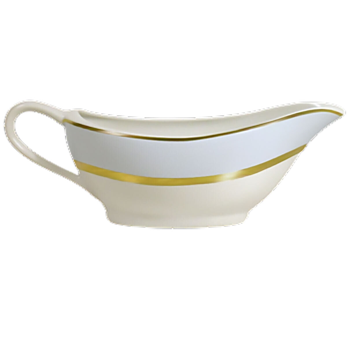 Royal Limoges Mak Grey Gold Sauce Boat N999-REC20829, MPN: N999-REC20829,