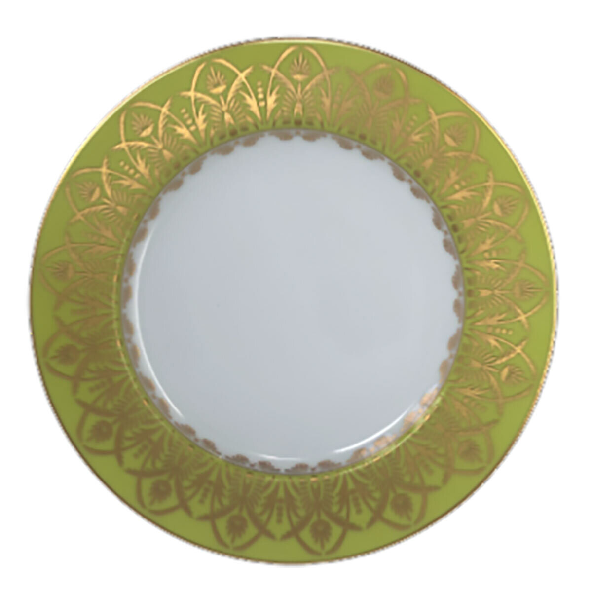 Royal Limoges Oasis Green Dinner Plate 10.5 Inch B275-REC20650