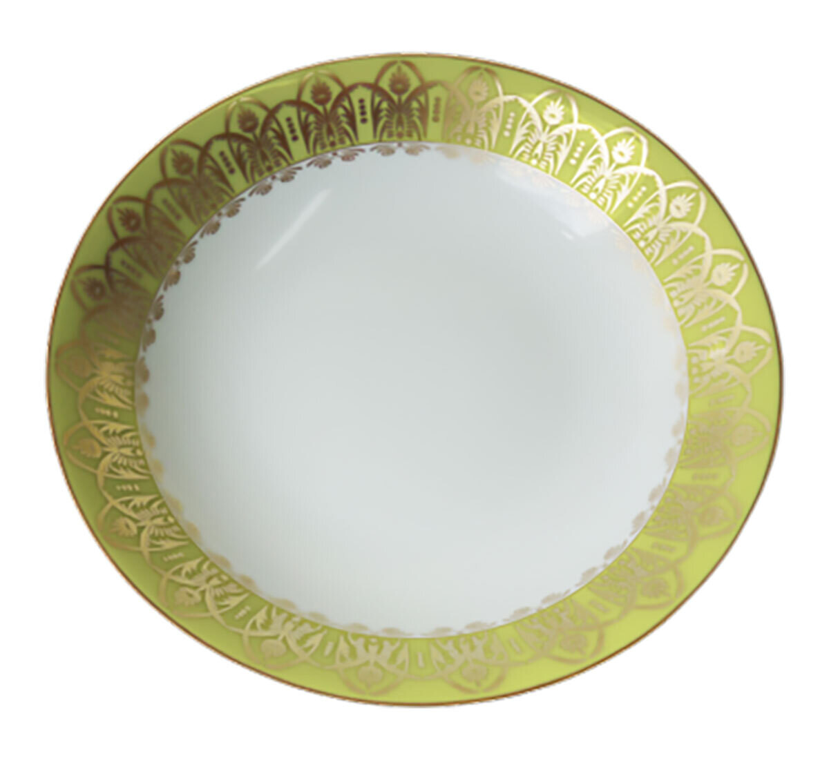 Royal Limoges Oasis Green Round Deep Platter 11 Inch L210-REC20650, MPN: L210-REC20650,