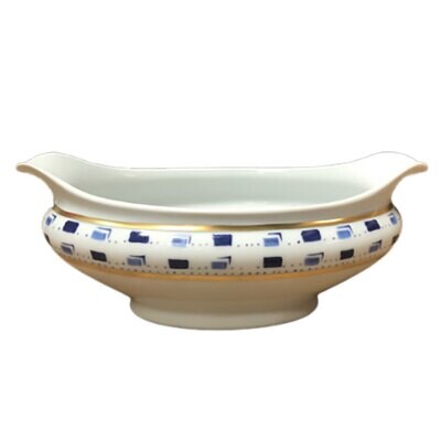 Royal Limoges La Bocca Bleu Sauce Boat 12 oz N999-REC20020, MPN: N999-REC20020,