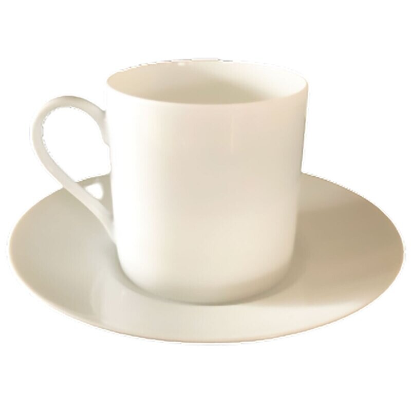 Royal Limoges Recamier White Coffee Cup 3.25 oz R200-REC00001