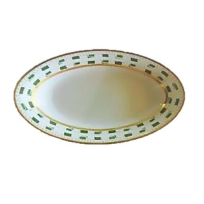 Royal Limoges La Bocca Green Relish Dish M230-REC20663, MPN: M230-REC20663,