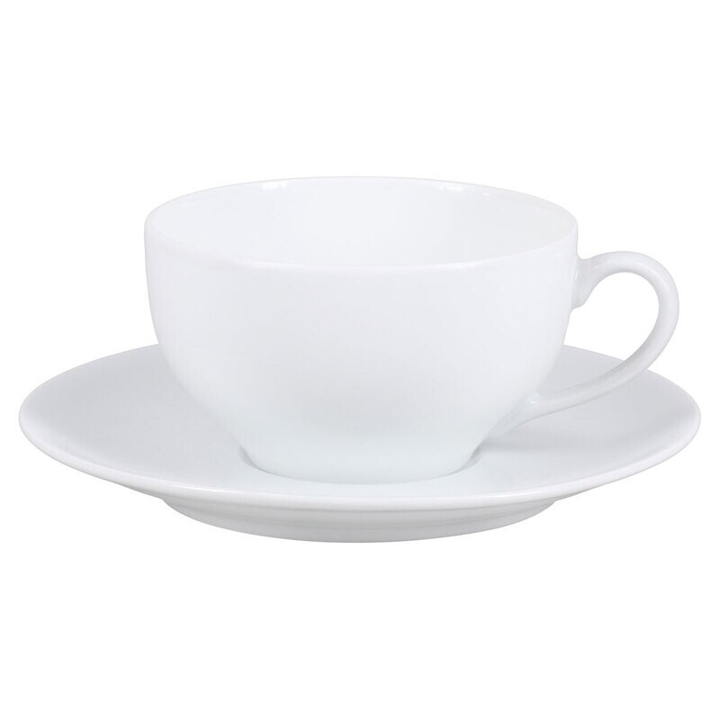 Royal Limoges Coupe White Vienna Tea Cup R300-VIE00001