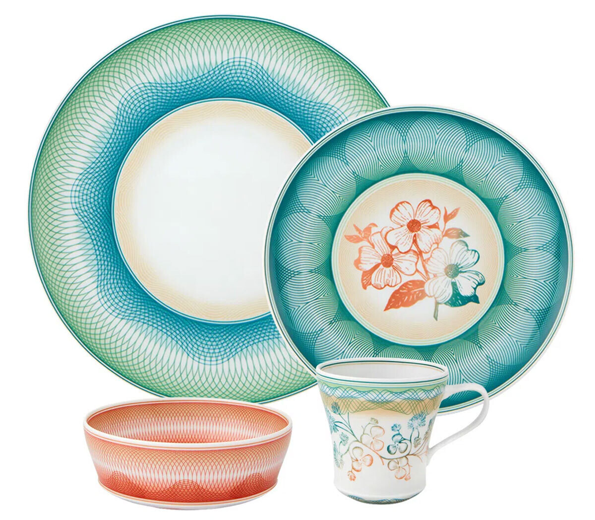 Vista Alegre Treasures 20 Piece Place Setting 21139885, MPN: 21139885,