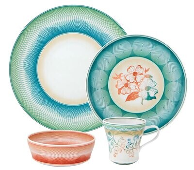 Vista Alegre Treasures 20 Piece Place Setting 21139885, MPN: 21139885,