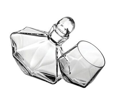 Vista Alegre Carrossel Whisky Decanter And 2 Old Fashion 48005610, MPN: 48005610,