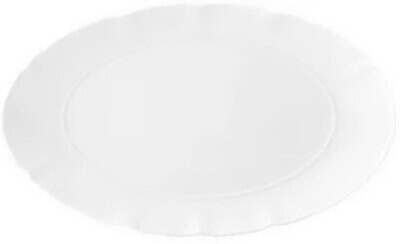 Vista Alegre Crown White Large Oval Platter 21120303, MPN: 21120303,