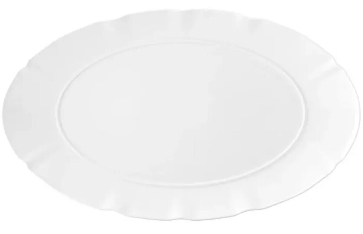Vista Alegre Crown White Medium Oval Platter 21120302, MPN: 21120302,