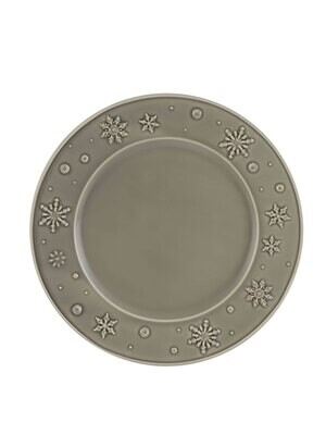 Bordallo Pinheiro Pinheiro Snowflakes Dinner Plate Red 65023640, MPN: 65023640,