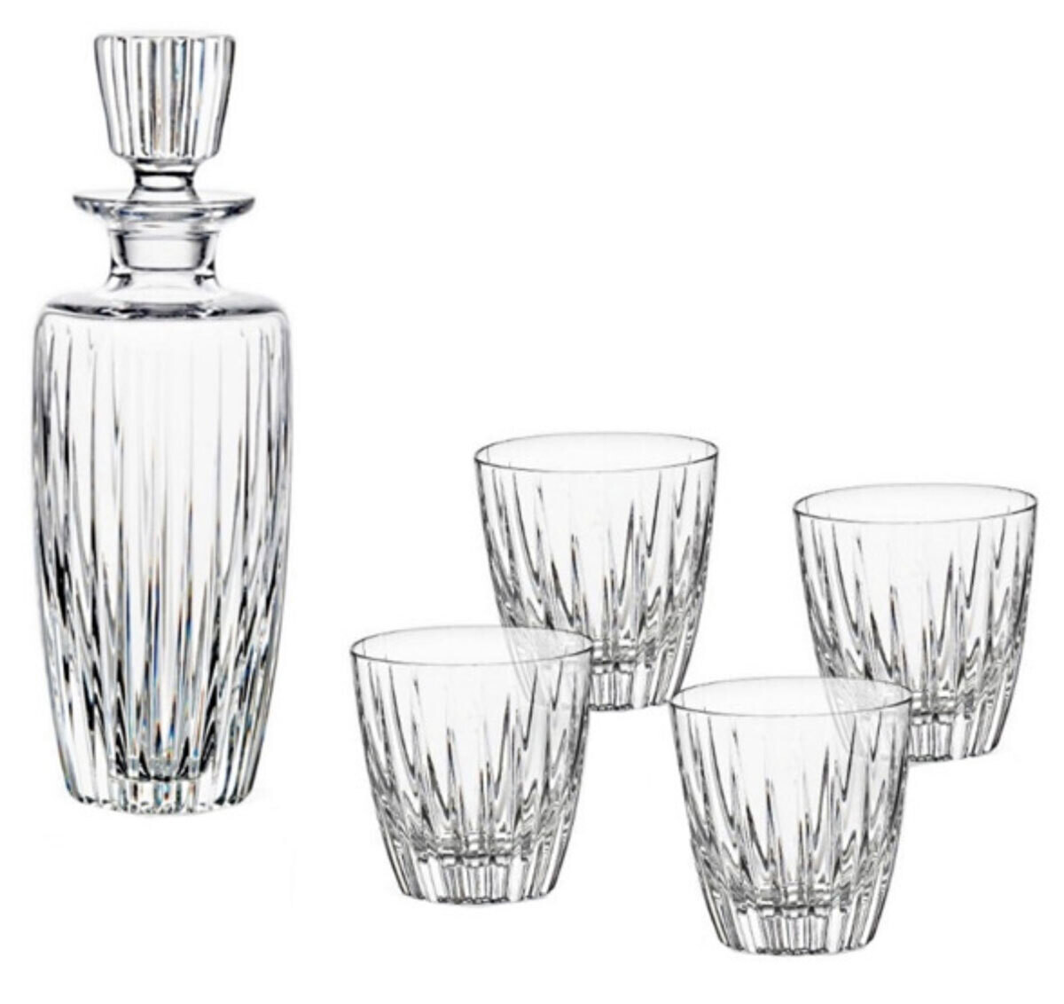 Vista Alegre Fantasy Case With Whisky Decanter And 4 Old Fashion 48000775, MPN: 48000775,